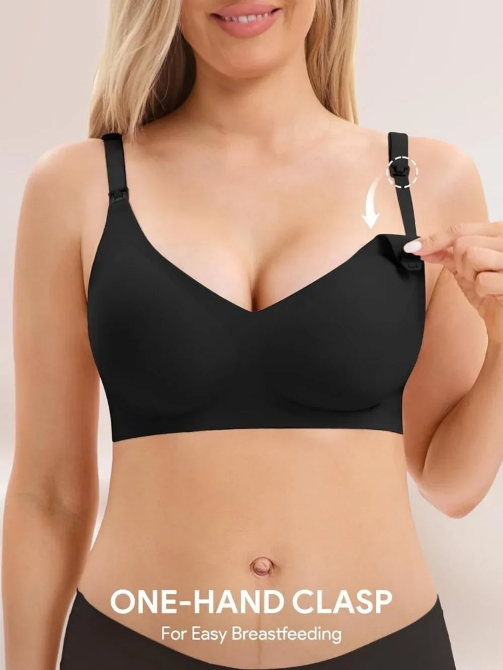 3 Pack Seamless Nursing Bras for Breastfeeding & Maternity - Wireless Sleep